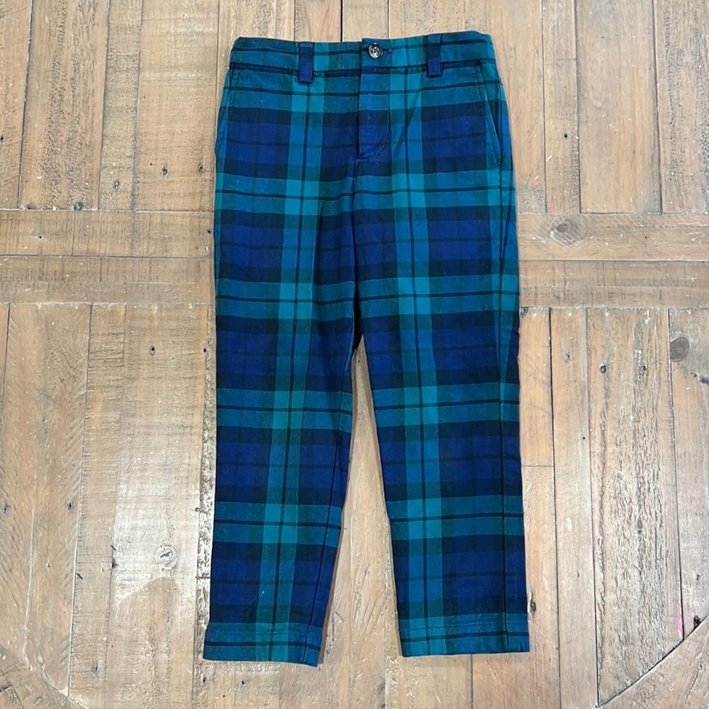 Vineyard vines  navy and green plaid pants